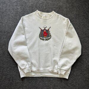Vintage 1993 Red Bird Sweatshirt Pullover 90s made USA FOTL Super Cotton Size L